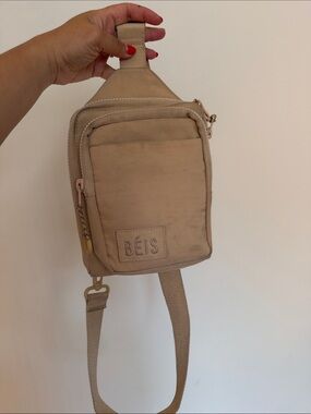 BEIS Beige Sport Sling Bag